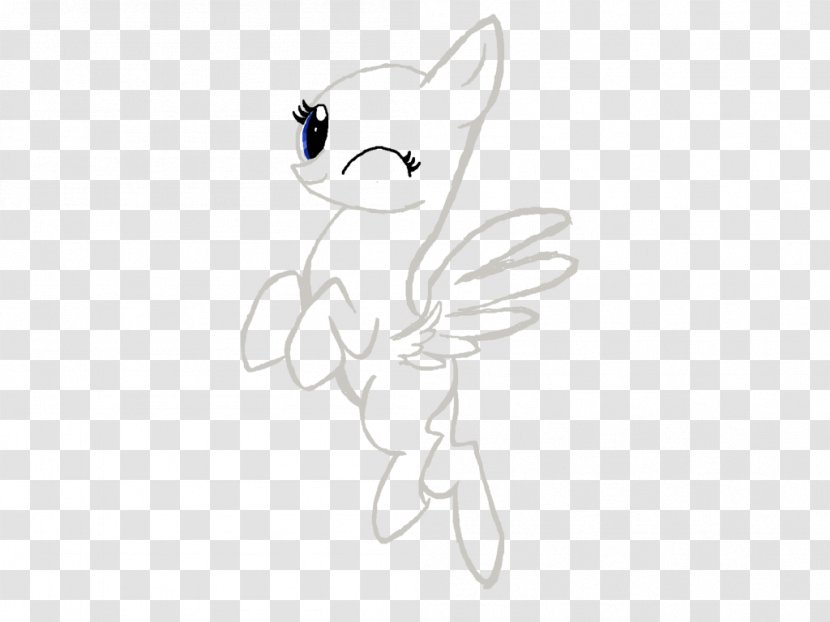 My Little Pony Rarity Pinkie Pie Whiskers - Frame - Pegasus Outline Transparent PNG