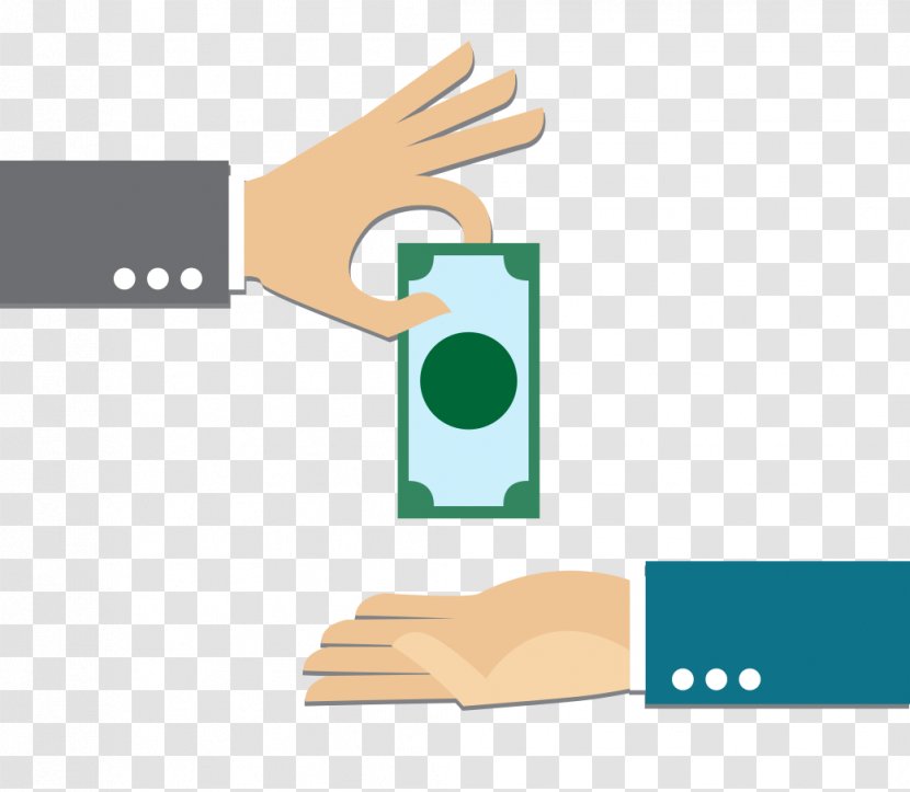 Business Money Loan Bank Service - Holding Dollar Transparent PNG