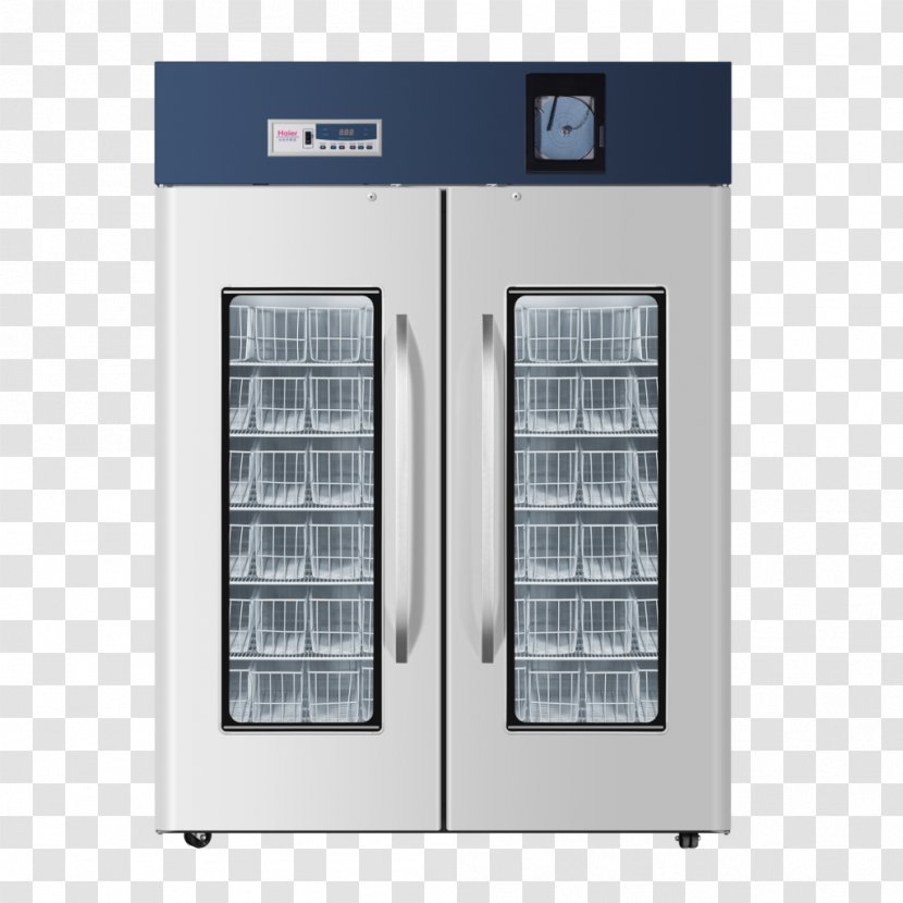 Refrigerator Haier Freezers Blood Bank Laboratory Transparent PNG