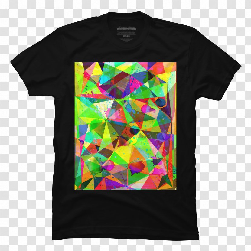 T-shirt Geometry Textile Watercolor Painting Geometric Abstraction Transparent PNG