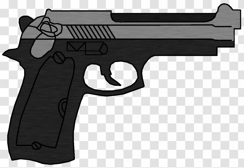 Firearm Weapon Pistol Drawing Trigger - Handgun - Hand Gun Transparent PNG