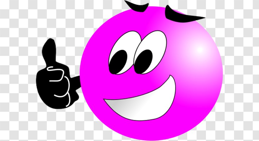 Smiley Emoticon Clip Art - Happiness - A Face With Thumbs Up Transparent PNG