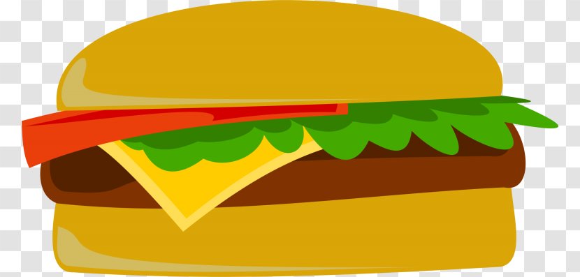 Hamburger Cheeseburger Clip Art - Fast Food Transparent PNG