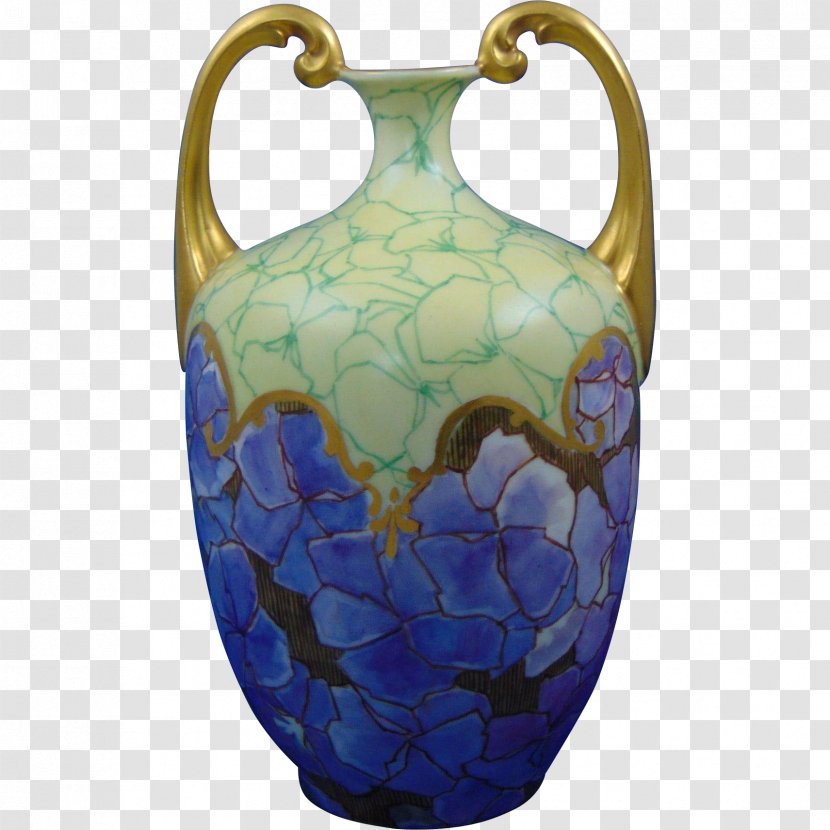 Jug Vase Ceramic Pottery Glass - Cobalt Blue Transparent PNG