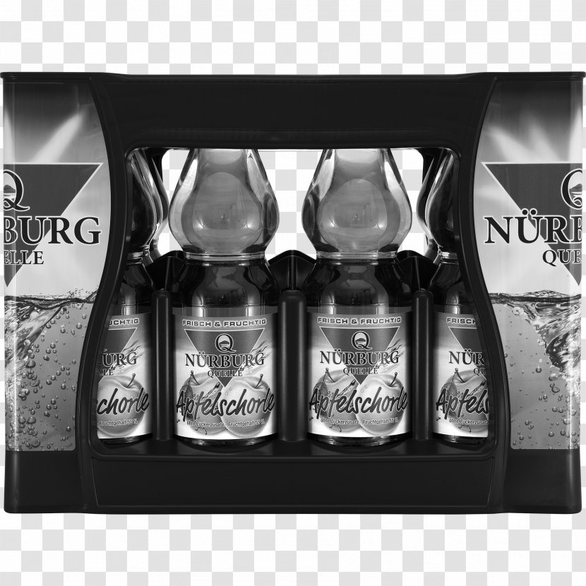 Glass Bottle Distilled Beverage Liquid - Black And White Transparent PNG
