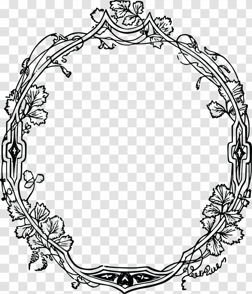 Clip Art - Oval - Fancy Vector Transparent PNG