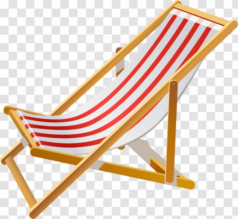 Chair Beach Adobe Illustrator - Apple - HD Hand-painted Couch Transparent PNG