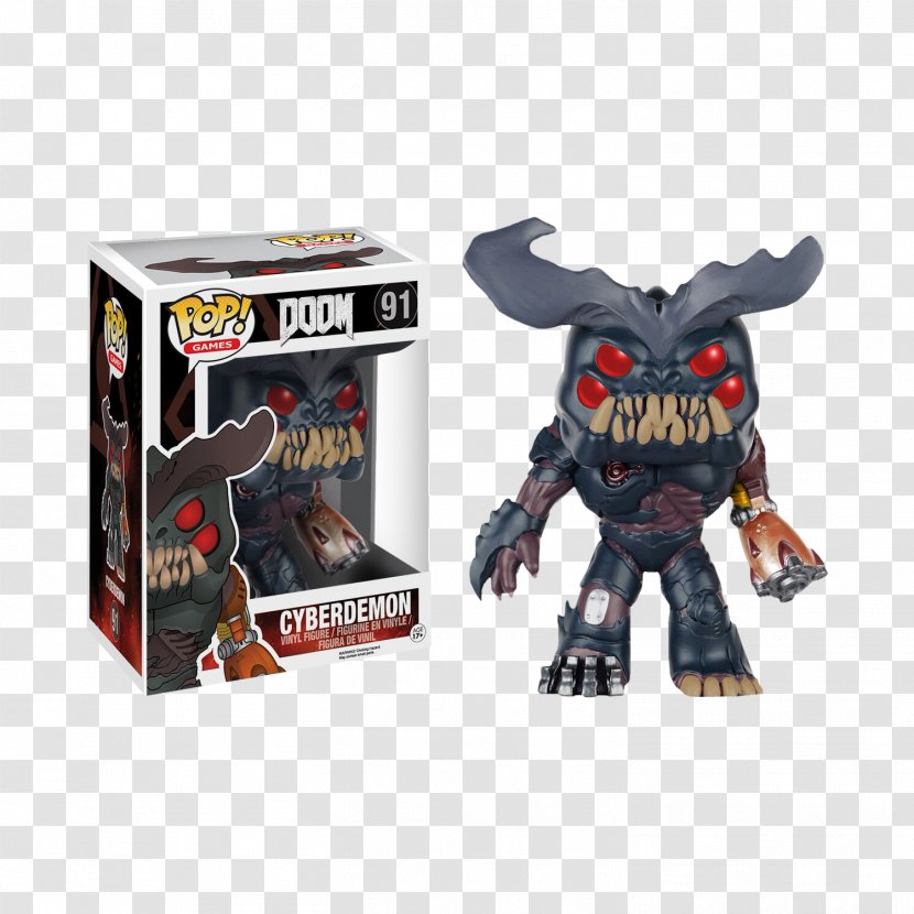 Doom Cyberdemon Funko Video Games - Collectable Transparent PNG