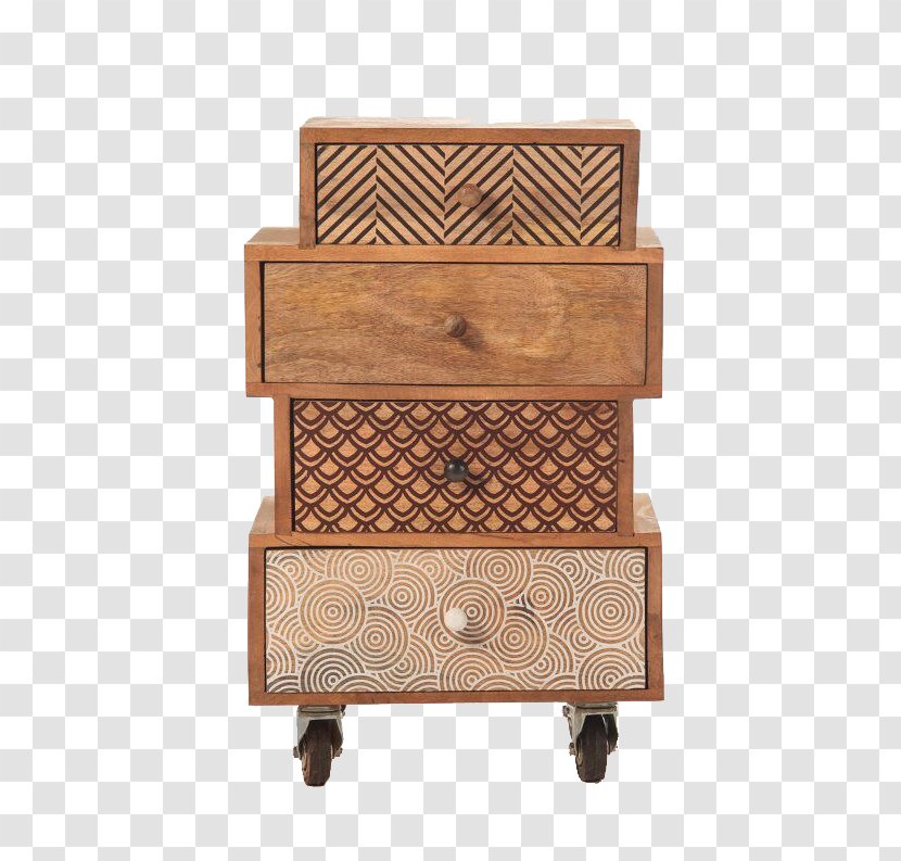 Drawer Wood Stain Furniture - Vintage Transparent PNG