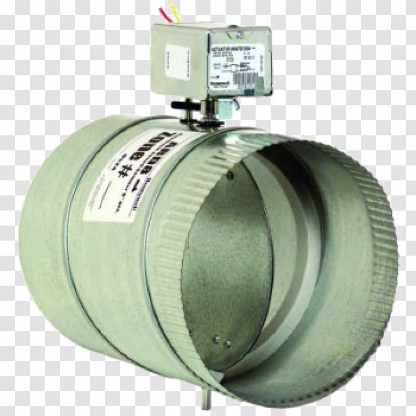 Damper Ventilation Honeywell Electric Motor Heat Pump - Steel - Downflow Transparent PNG