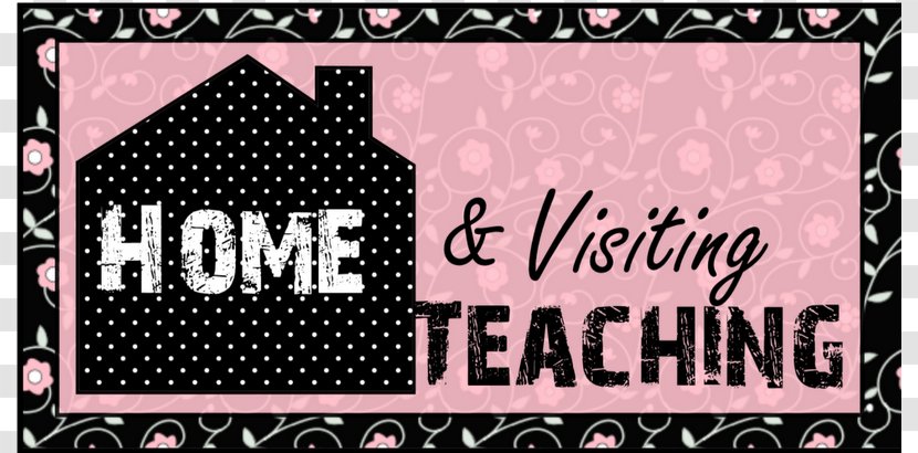 Teacher Home Teaching Handout Clip Art - Pink - Visitation Cliparts Transparent PNG
