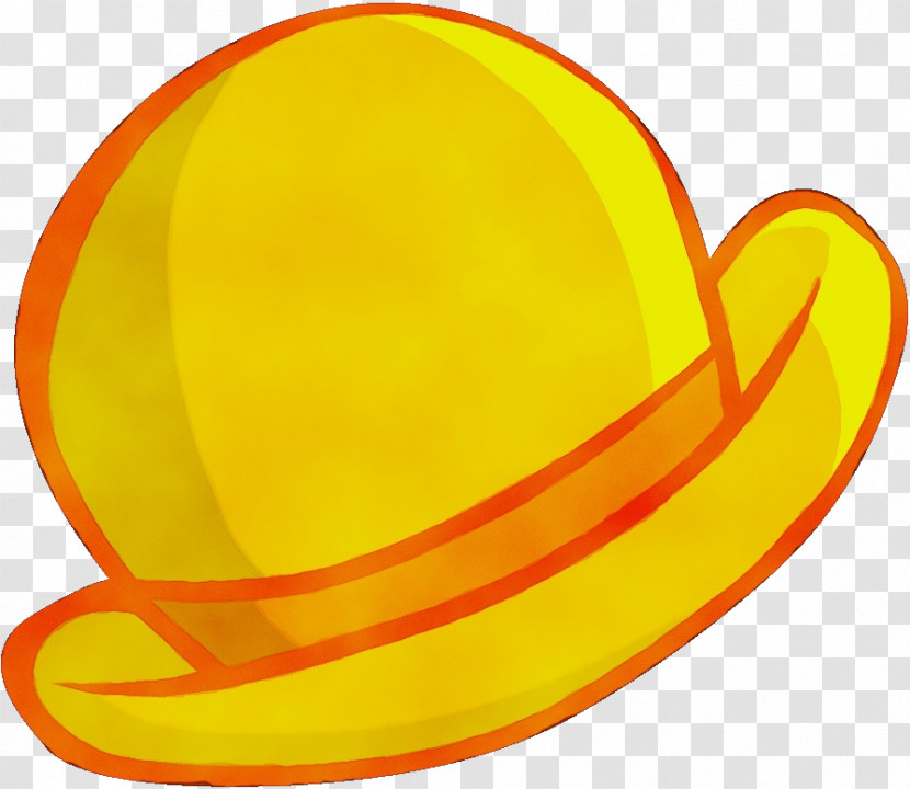 Yellow Hat Headgear Costume Hat Transparent PNG