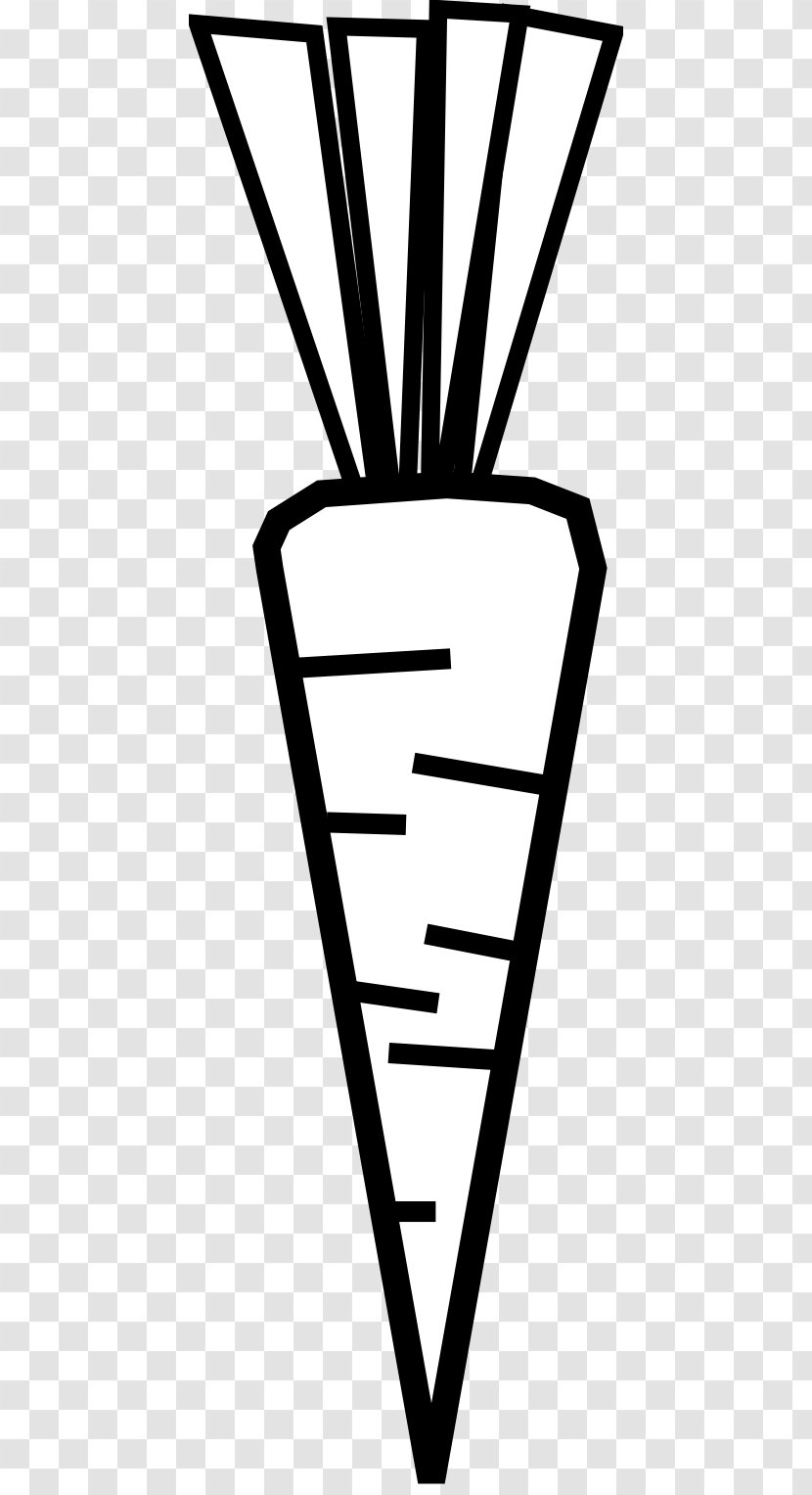 Carrot Black And White Clip Art - Line - Background Cliparts Transparent PNG