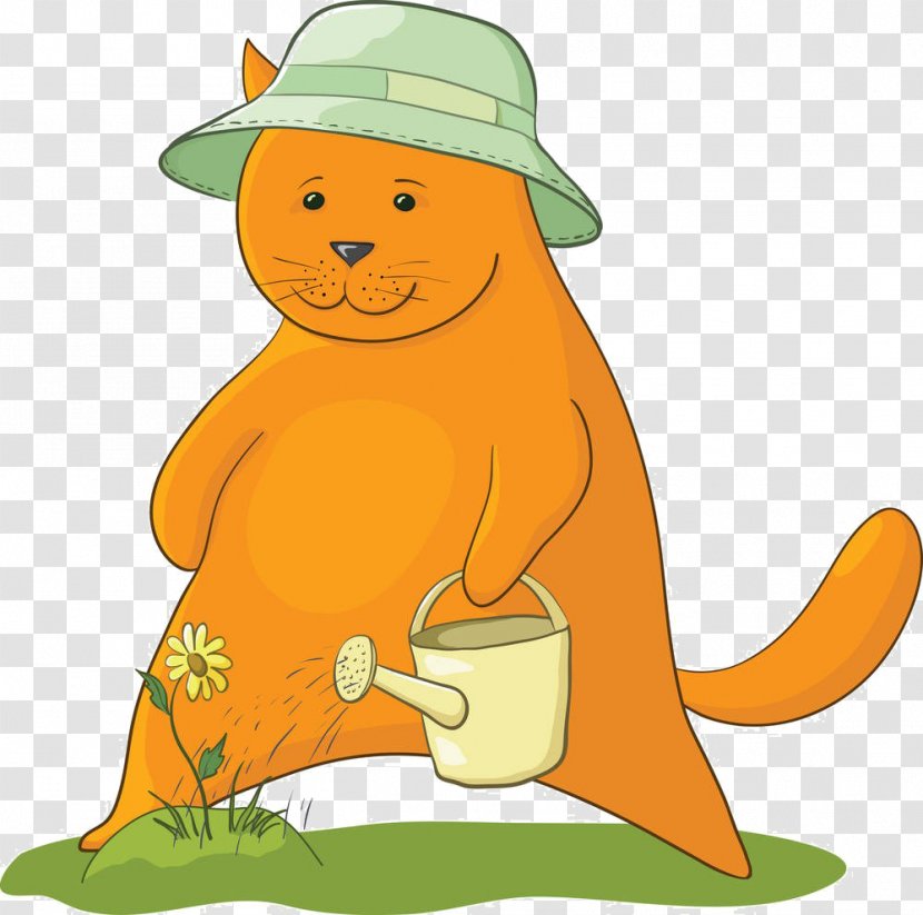 Stock Illustration Royalty-free Watering Can - Gardener - Cartoon Sea Lion Material Transparent PNG