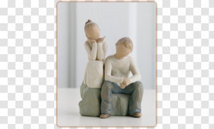 Willow Tree Sibling Sister Figurine Brother - Gift Transparent PNG