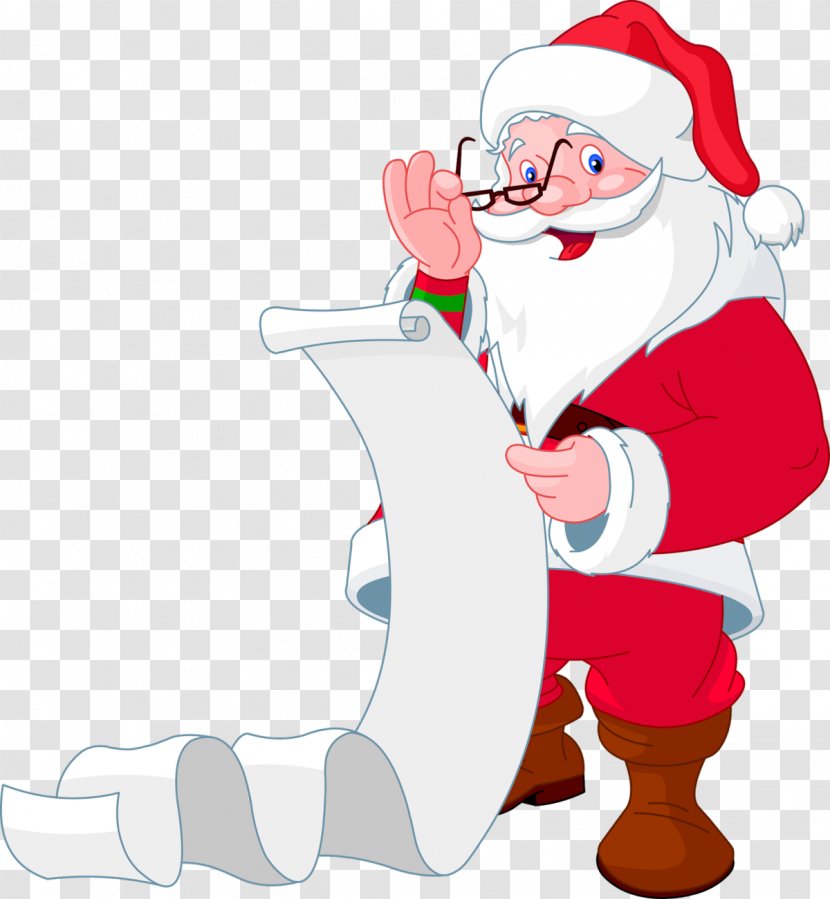 Santa Claus Wish List Royalty-free Clip Art Transparent PNG