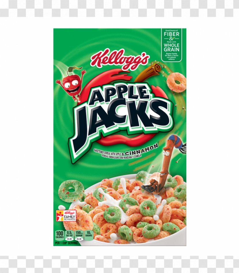 Breakfast Cereal Kellogg's Apple Jacks - Flavor - Cereals Transparent PNG