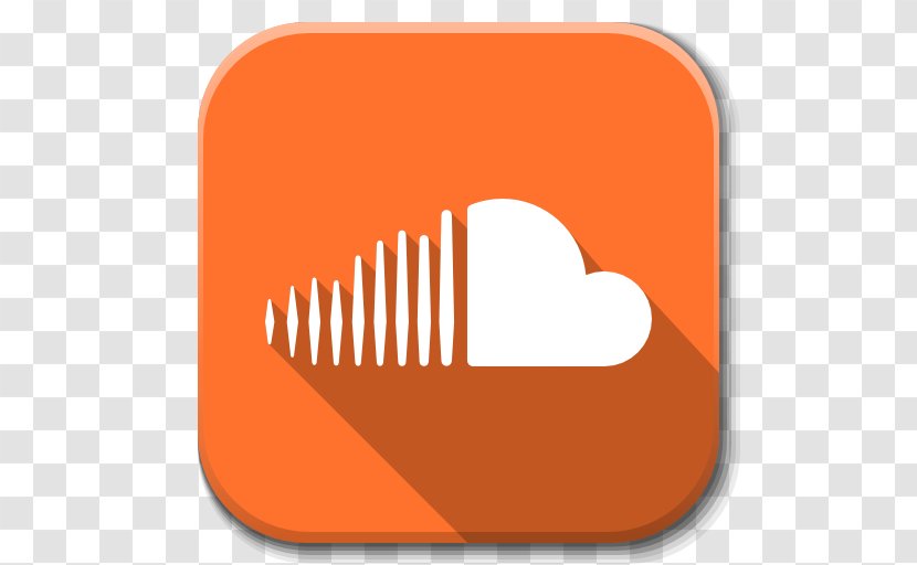 Hand Finger Orange Line - Artist - Apps Soundcloud Transparent PNG
