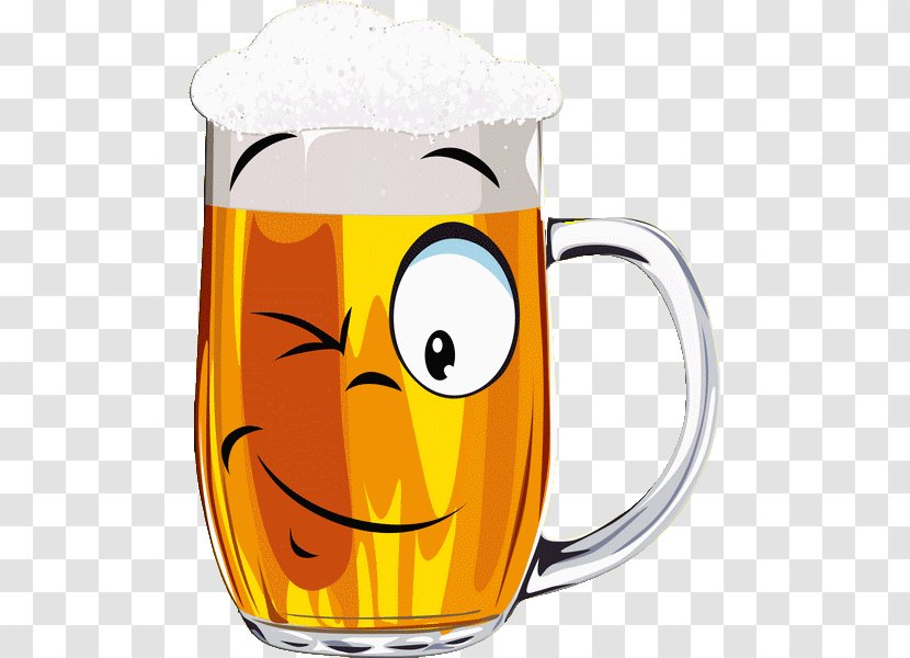 Beer Glasses Emoticon Smiley Clip Art - Tableware - Beers Cheers Emoji Transparent PNG