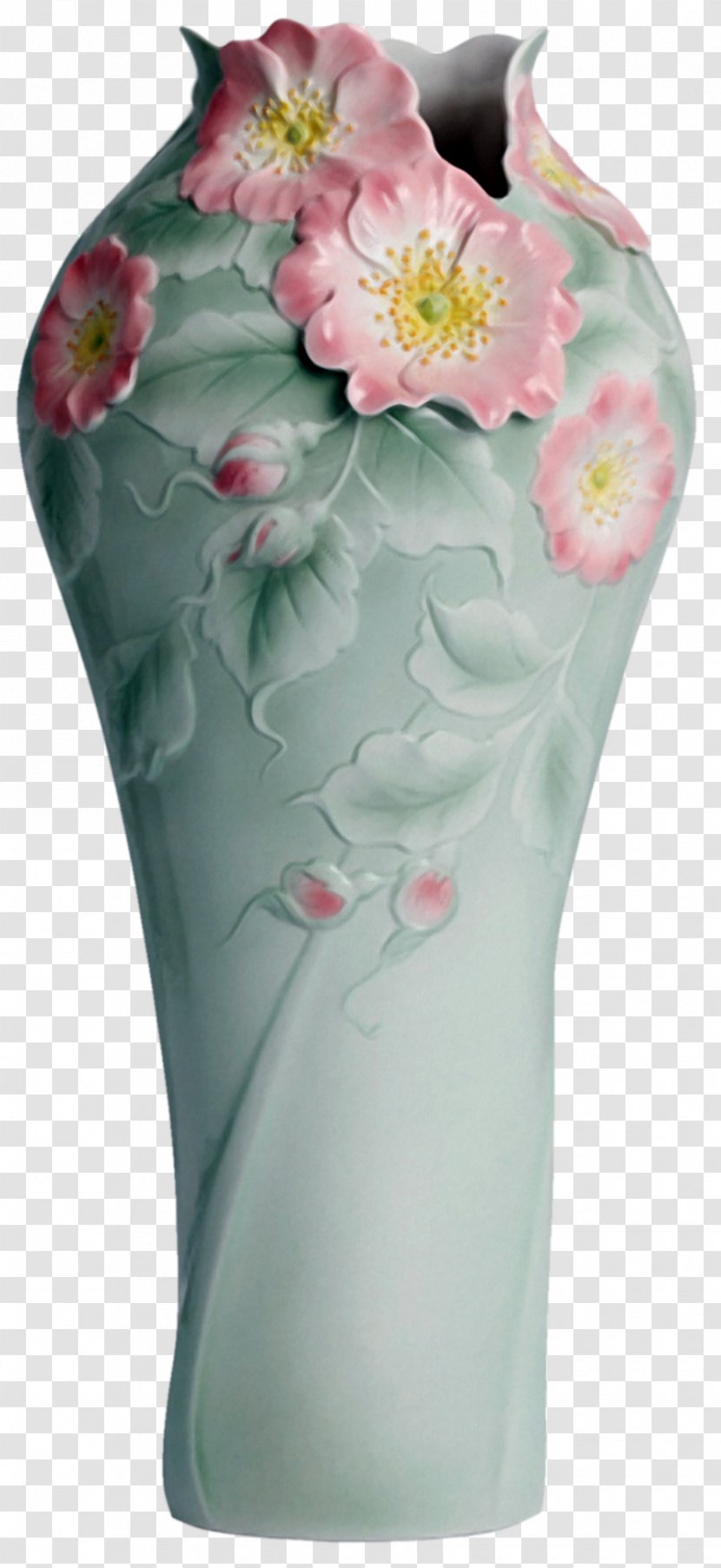 Tulip Vase Decorative Arts Pottery Ceramic - Urn Transparent PNG