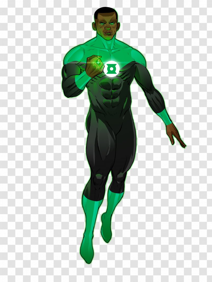 Green Lantern John Stewart Hal Jordan Superman Superhero - The Transparent PNG