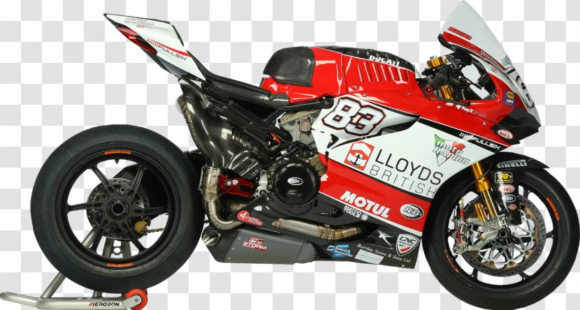 Superbike Racing British Championship FIM World Tire Ducati 1299 - Automotive Exterior Transparent PNG