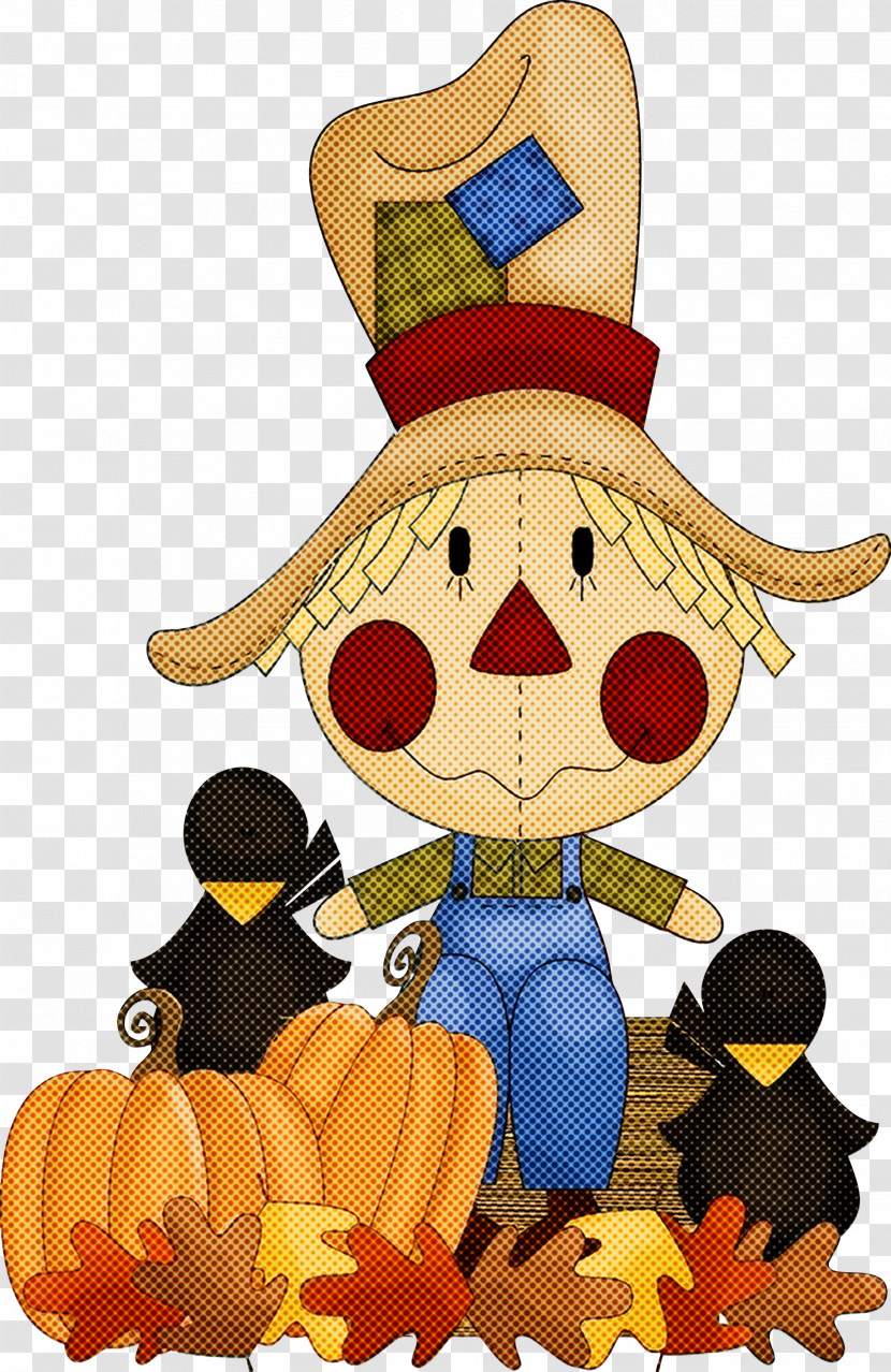 Scarecrow Pumpkin Autumn Transparent PNG