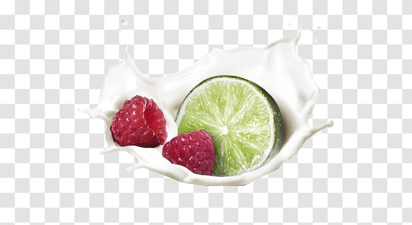 Soured Milk Strawberry Fruit Lemon - Diet Food Transparent PNG
