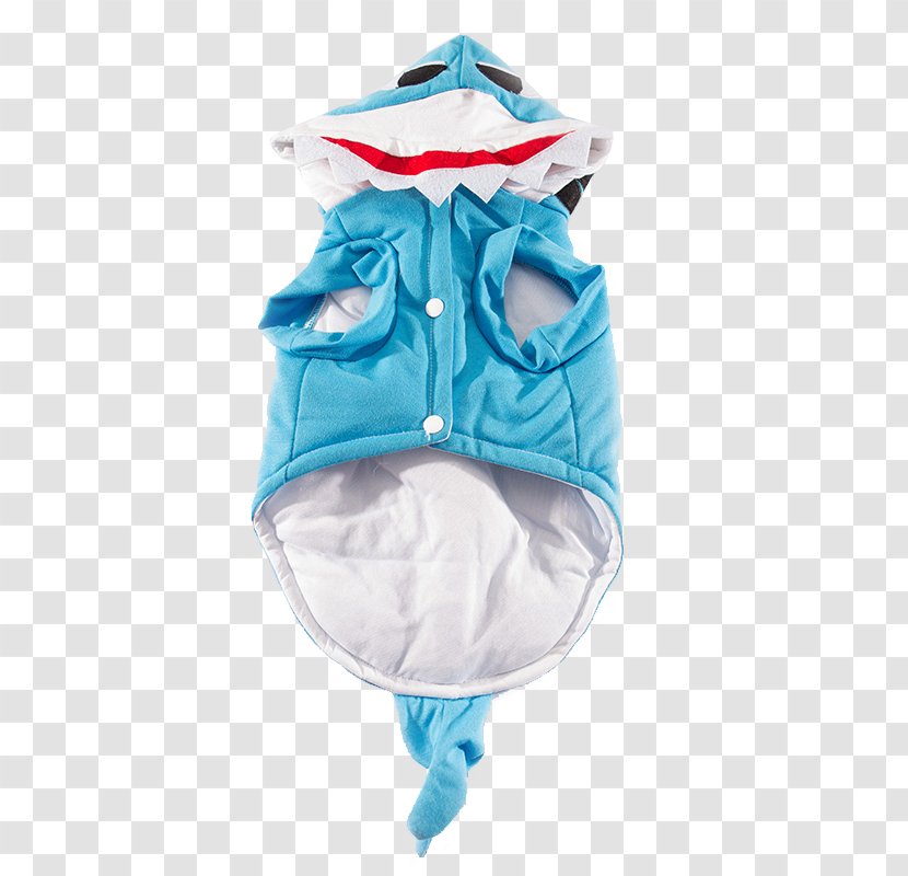Costume Dog Clothing Shark Headgear - Blue - Suit Transparent PNG