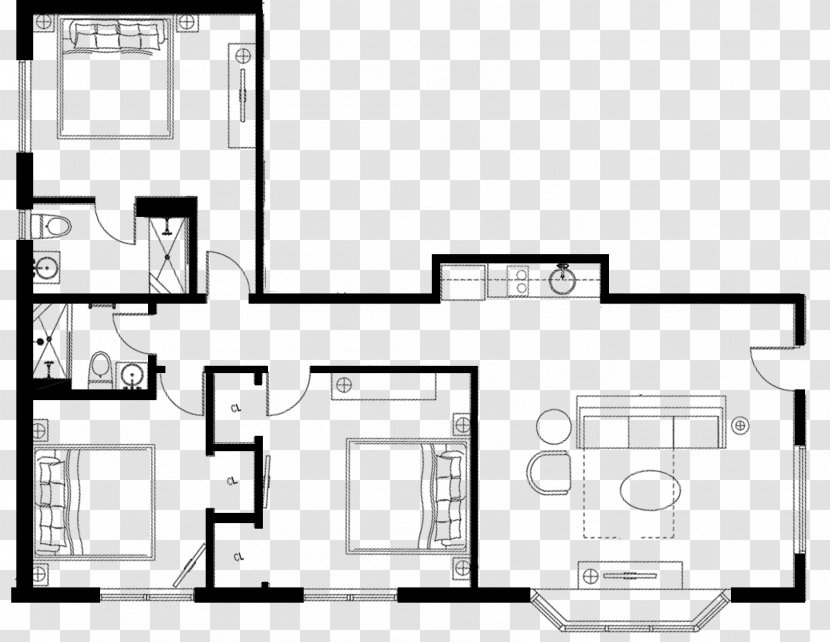 Floor Plan Architecture Paper Square - Media - Ohana Transparent PNG