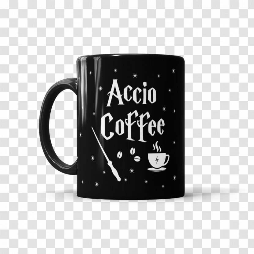Coffee Cup T-shirt Brand Mug - Black - Shops Transparent PNG