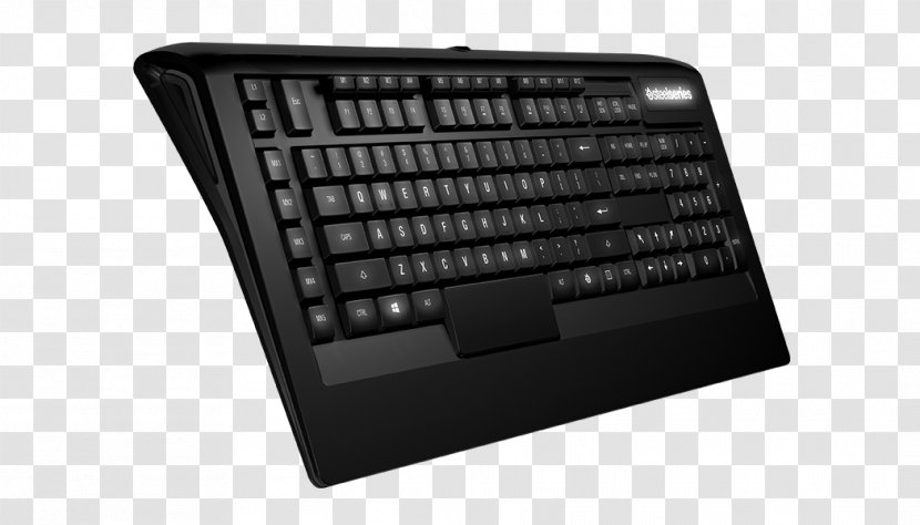 Computer Keyboard Mouse SteelSeries Apex 100 Membrane Gaming Keypad 300 - Laptop Transparent PNG