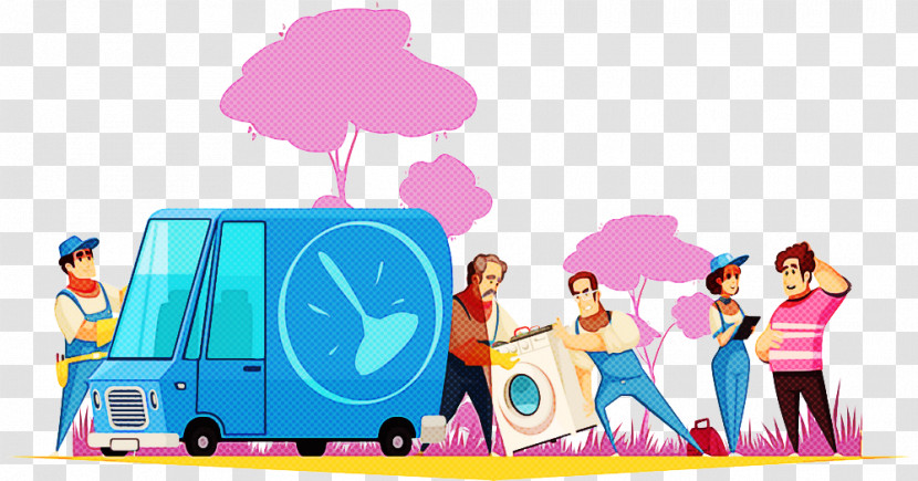 Transport Cartoon Pink Vehicle Play Transparent PNG
