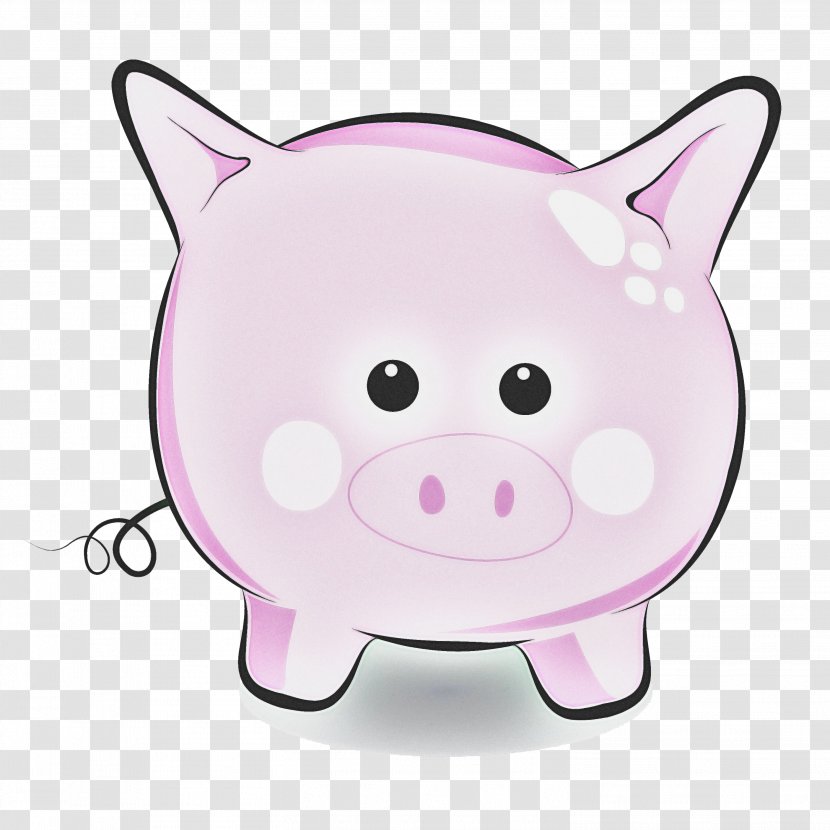 Kitten Cartoon - Piggy Bank Transparent PNG
