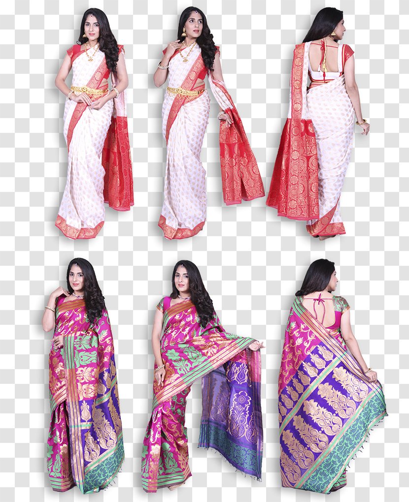 Sari Clothing Silk Женская одежда Fashion - Heart - Dress Transparent PNG