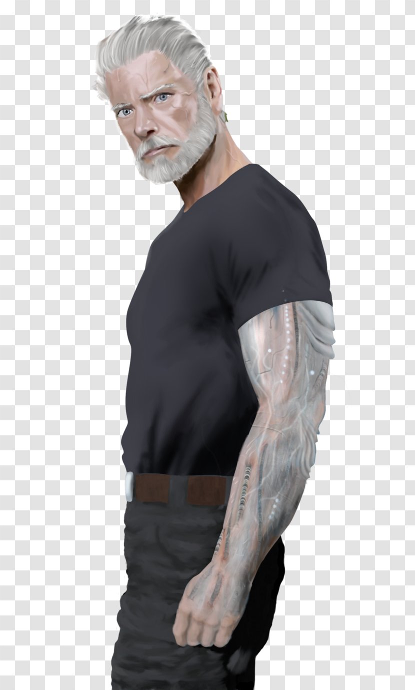 Stephen Lang Cable Deadpool Colossus Terra Nova - Sleeve Transparent PNG