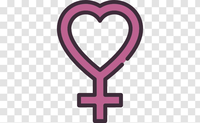 Gender Symbol Woman Sign Feminism - Pink Transparent PNG