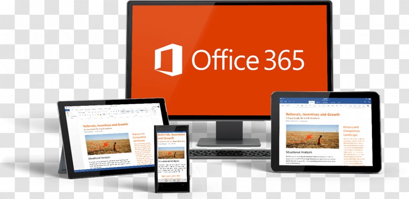 Microsoft Office 365 Handheld Devices Laptop - Computer Software Transparent PNG