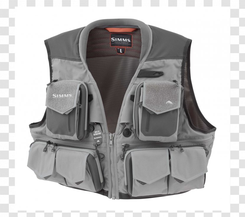Simms Fishing Products Gilets Waistcoat Jacket - Boot - Vest Transparent PNG
