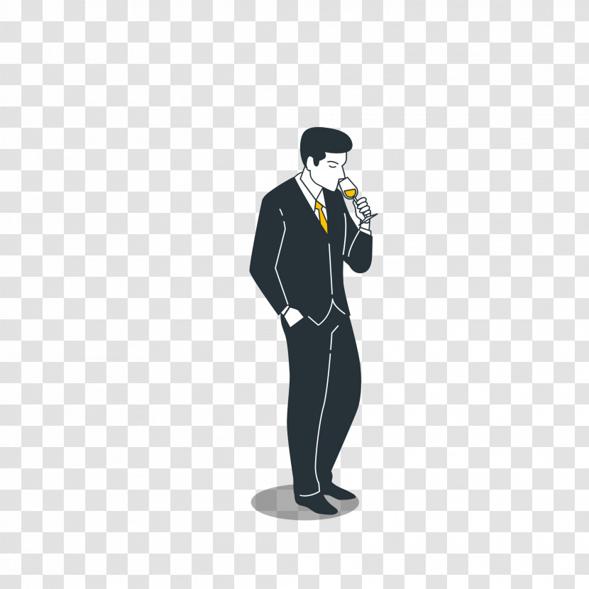 Cartoon Tuxedo M. Transparent PNG