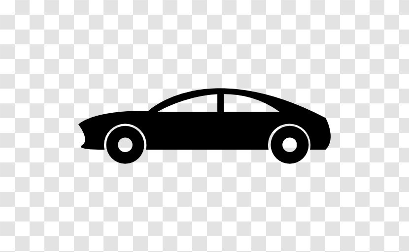 Car - Compact - Black And White Transparent PNG