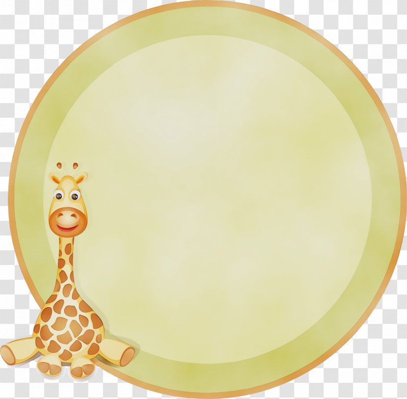 Watercolor Cartoon - Peach Tableware Transparent PNG