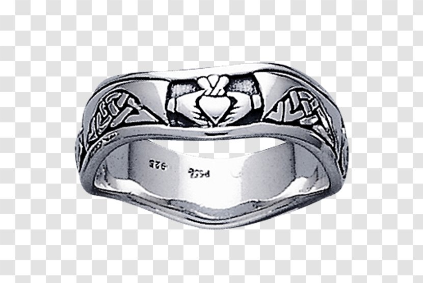 Wedding Ring Claddagh Celtic Knot Jewellery - Headgear Transparent PNG