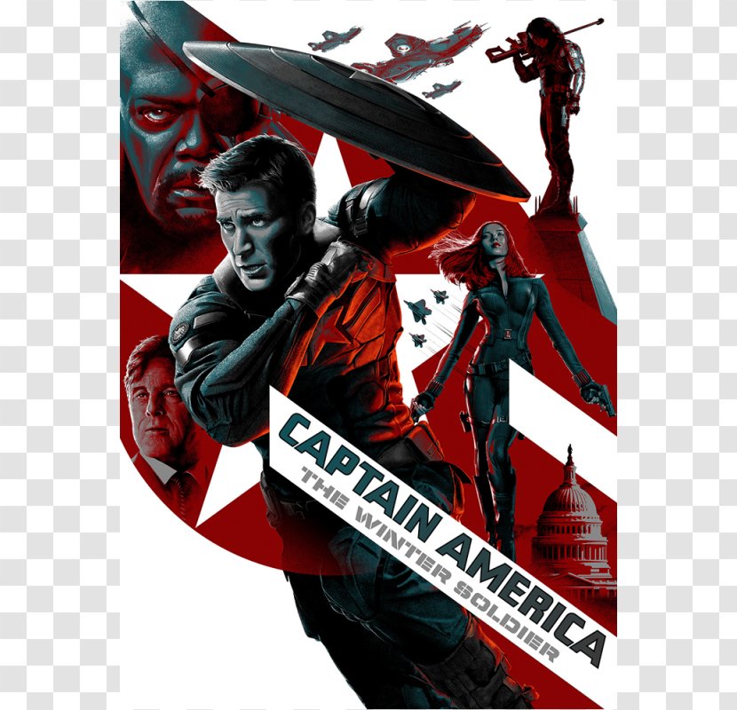Captain America Bucky Barnes Black Widow Poster Film - Henry Jackman Transparent PNG