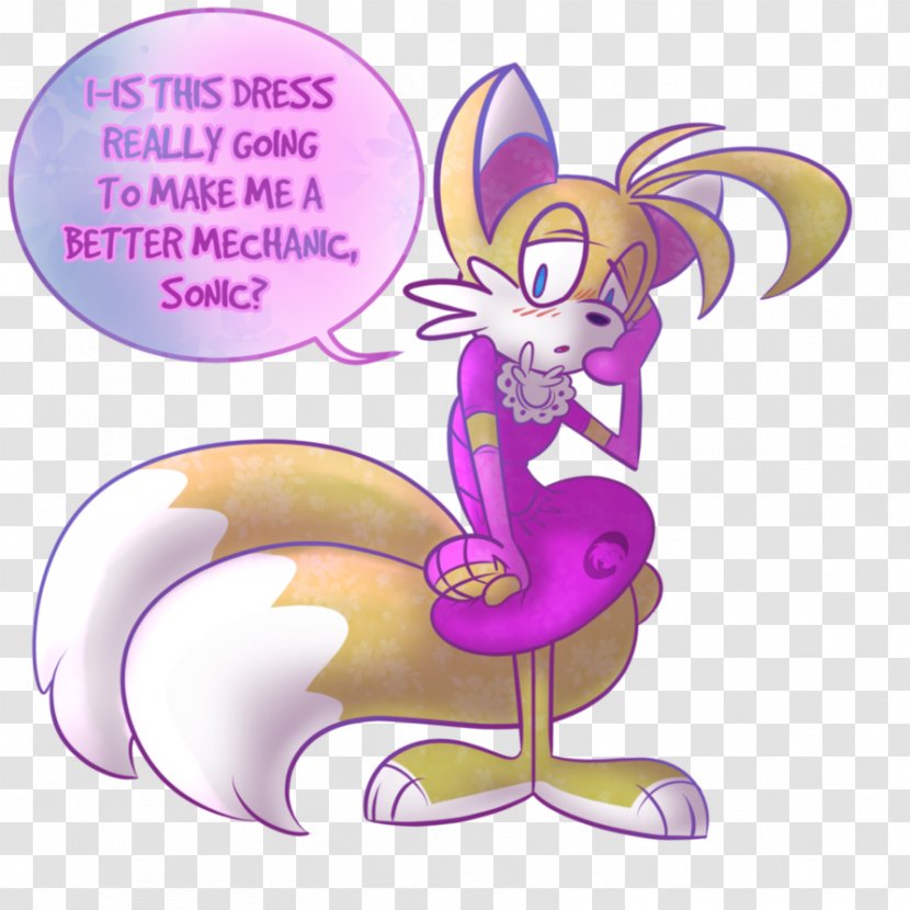 Tails Sonic Forces The Dress Clothing - Violet Transparent PNG