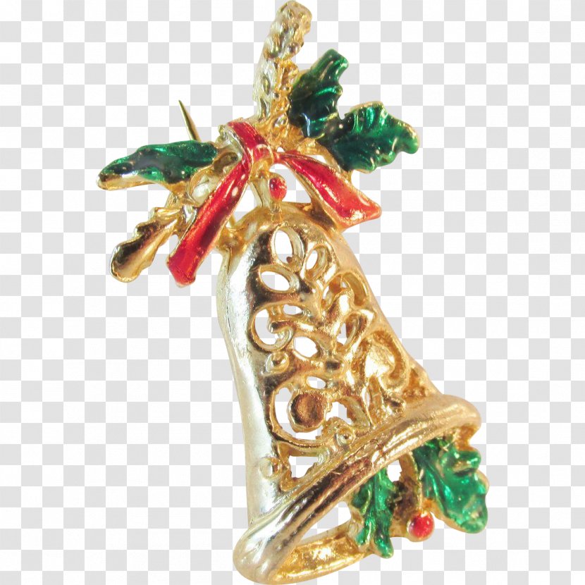 Jewellery Christmas Ornament Decoration Brooch Gold Transparent PNG