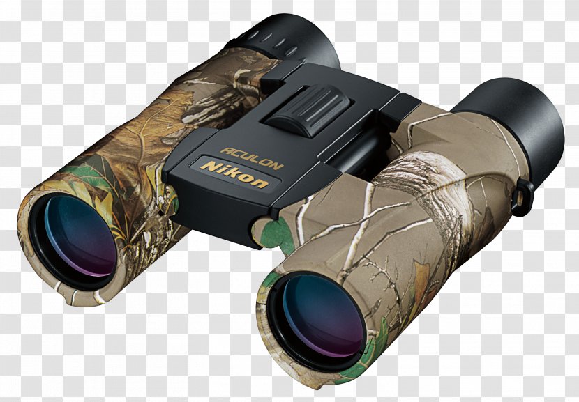 Binoculars Nikon Aculon A30 Roof Prism Camera Lens Transparent PNG