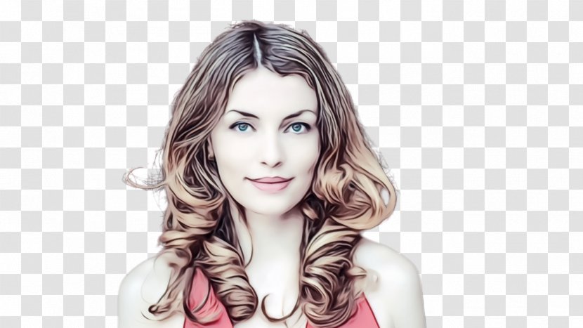 Girl Cartoon - Forehead - Hair Care Model Transparent PNG