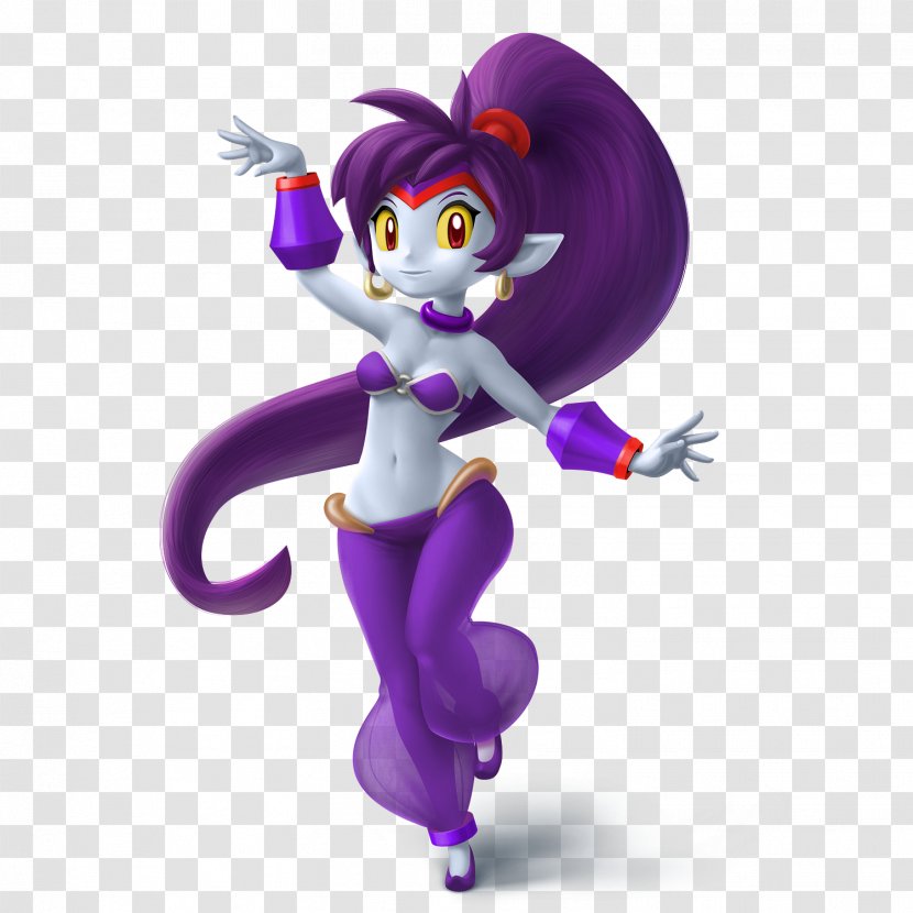 Shantae And The Pirate's Curse Shantae: Half-Genie Hero Risky's Revenge Wii U Video Game - Mythical Creature - Land Animals Transparent PNG