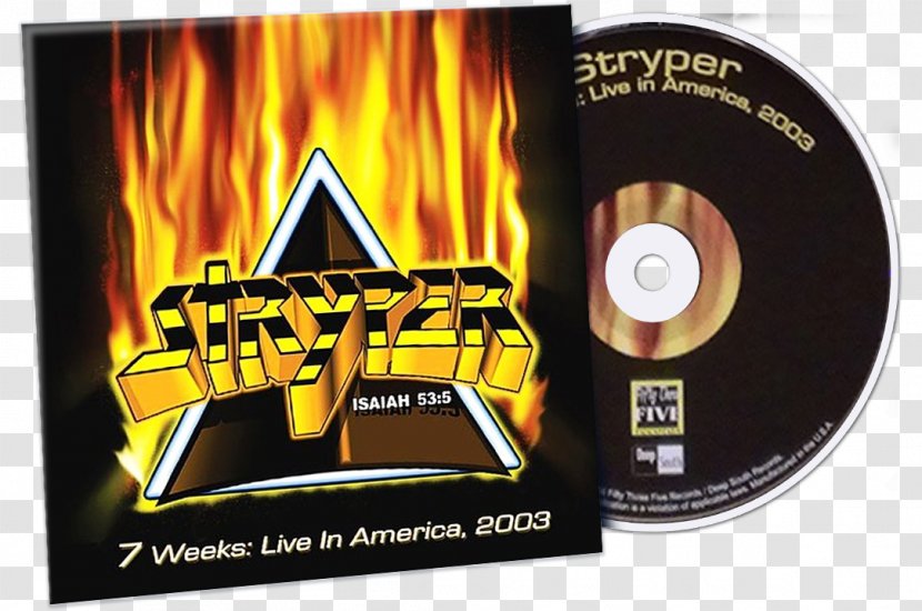 7 Weeks: Live In America, 2003 7: The Best Of Stryper Album Heavy Metal - Frame - Hard Rock Transparent PNG